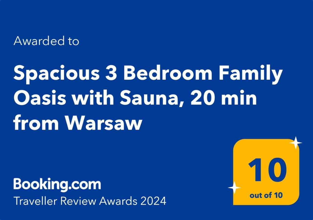Spacious 3 Bedroom Family Oasis With Sauna, 20 Min From Warsaw เพียเซตชโน ภายนอก รูปภาพ